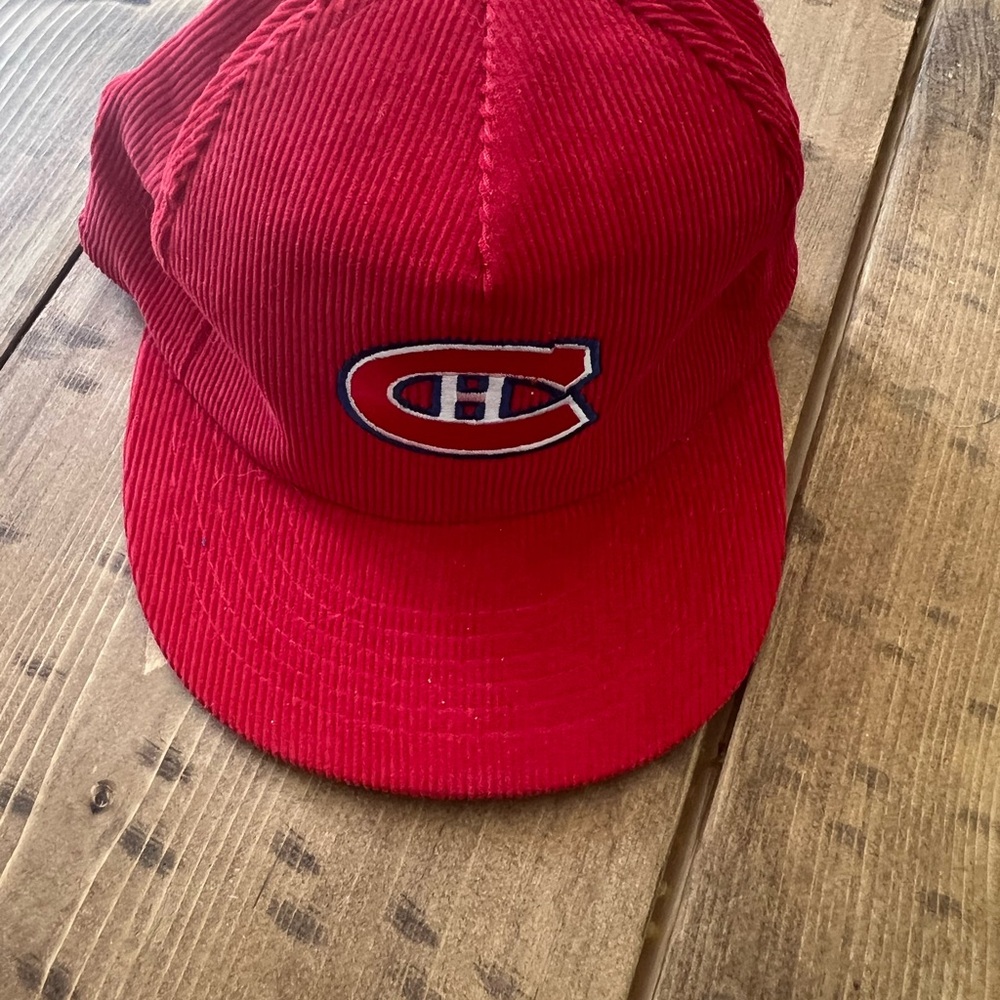Montreal Canadians corduroy hat